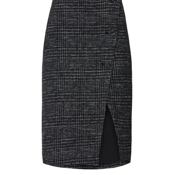 Club Monaco Cutaway Pencil Skirt with slit size 0 - Picture 3 of 4